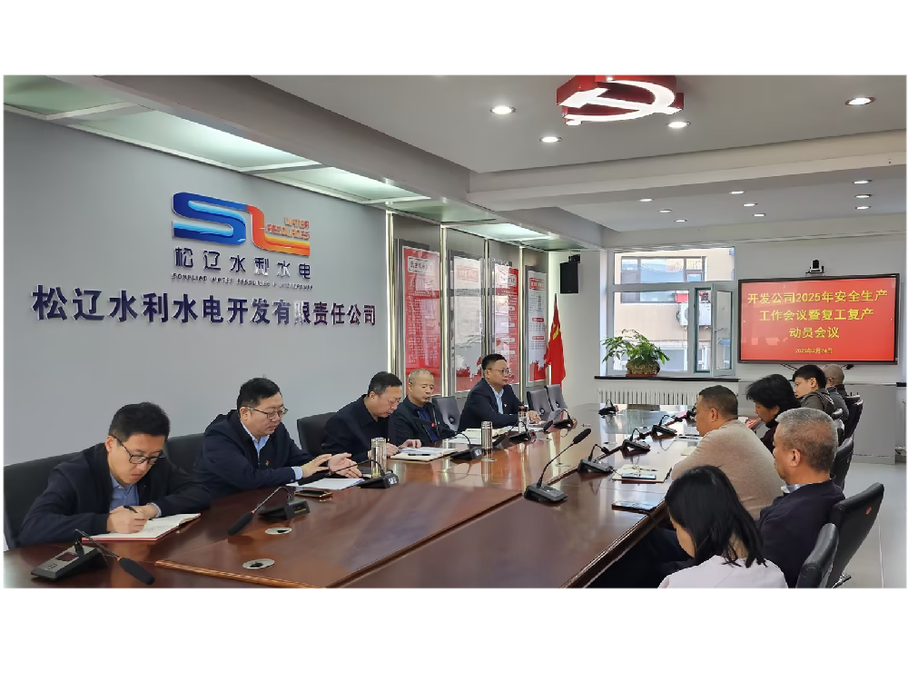 開(kāi)發(fā)公司召開(kāi)2025年安全生產(chǎn)工作會(huì)議暨復(fù)工復(fù)產(chǎn)動(dòng)員會(huì)議